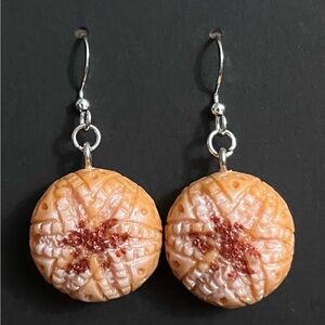 Bread Bun Dangle Earrings